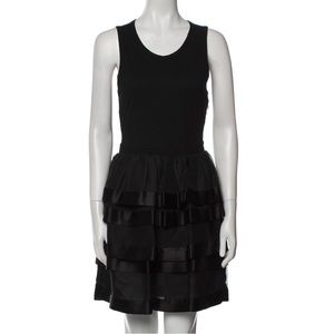 Miu Miu Sleeveless Dress with Layered Skirt